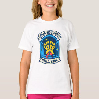 Hej Stora Skola 2040 Dörröppning Soluppgång T Shirt