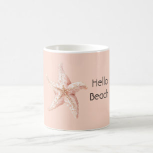 Hej Strand Persika Sjöstjärna Kaffemugg