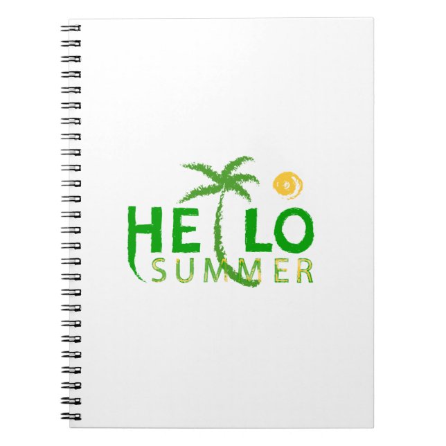 Hej Summer Anteckningsbok (Framsidan)
