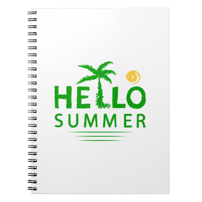 Hej Summer Anteckningsbok (Framsidan)