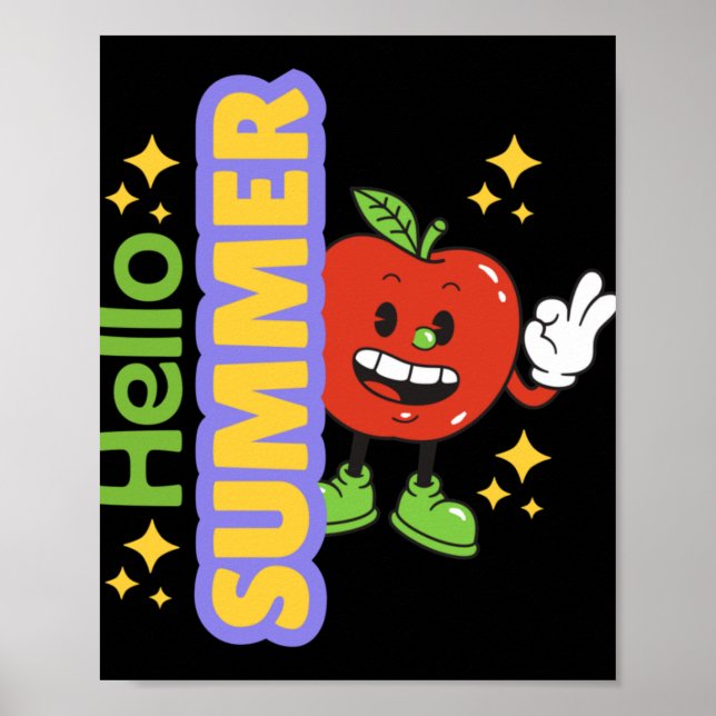 Hej Summer (äpple). Poster (Framsidan)