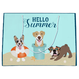 Hej Summer Beach Hundar Blue