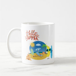 Hej Summer Beach Sand Castle Kaffemugg