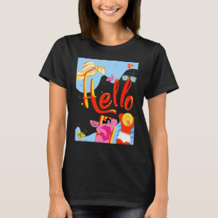 Hej Summer Bikini Time Slipper Flamingo Melon Ba T Shirt