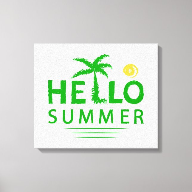 Hej Summer Canvastryck (Framsida)