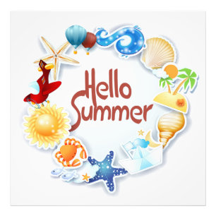 Hej Summer Fototryck