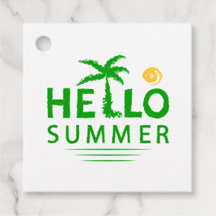 Hej Summer Gåvor Etiketter
