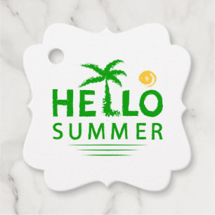 Hej Summer Gåvor Etiketter