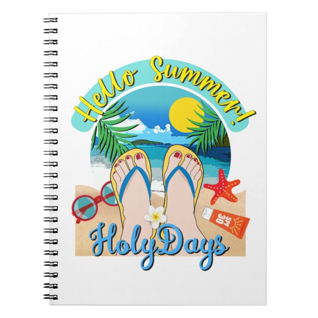 Hej Summer - Heliga Days Anteckningsbok (Framsidan)