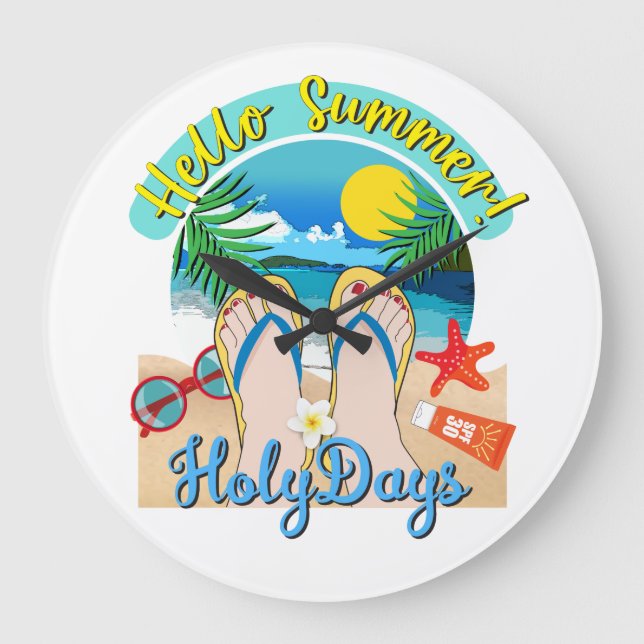 Hej Summer - Heliga Days  Stor Klocka (Framsida)