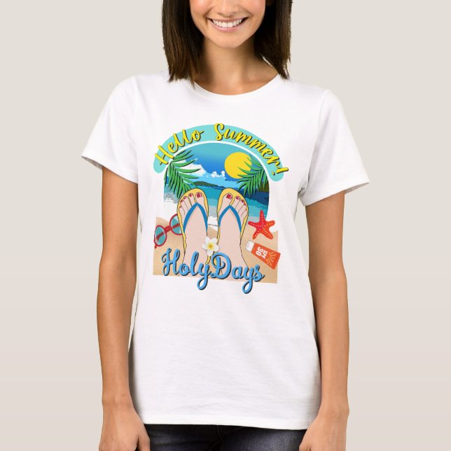 Hej Summer - Heliga Days T Shirt (Framsida)