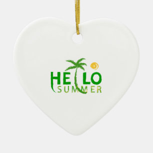 Hej Summer Julgransprydnad Keramik