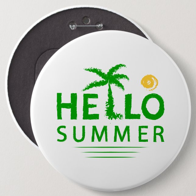 Hej Summer Knapp (Framsida & baksida)