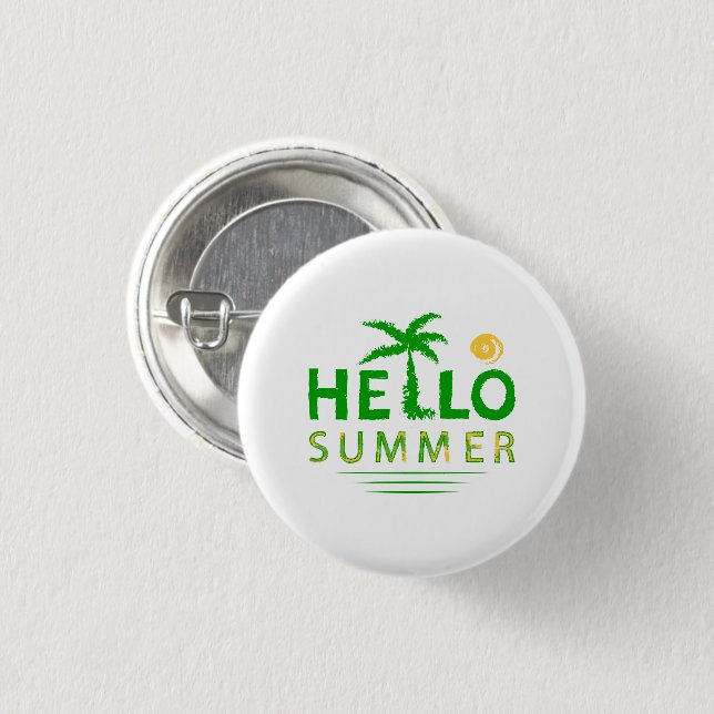 Hej Summer Knapp (Framsida & baksida)