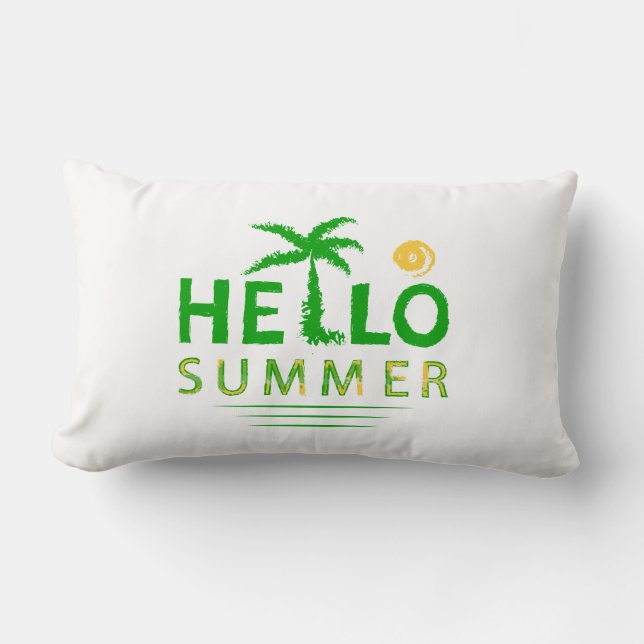 Hej Summer Lumbarkudde (Framsida)