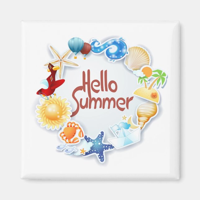 Hej Summer Magnet (Framsidan)