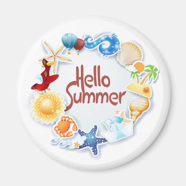Hej Summer Magnet (Framsidan)