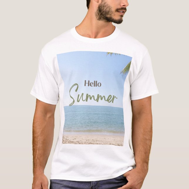 Hej Summer Manar-Shirt T Shirt (Framsida)