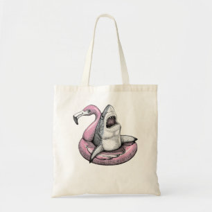 Hej Summer Matching Family Flamingo Bassäng Shark Tygkasse