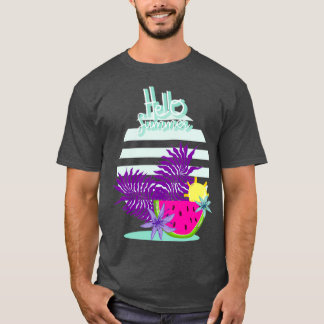 Hej Summer melon gradient sol Gift-idé T Shirt