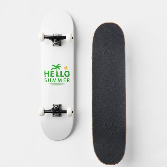 Hej Summer Mini Skateboard Bräda 18,5 Cm (Framsida)