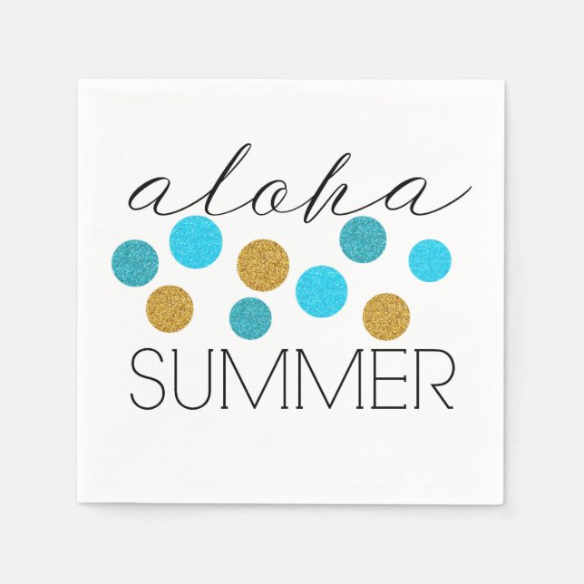 Hej Summer Pappersservett (Framsidan)