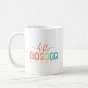Hej Summer Pastel Popsicles Kaffemugg