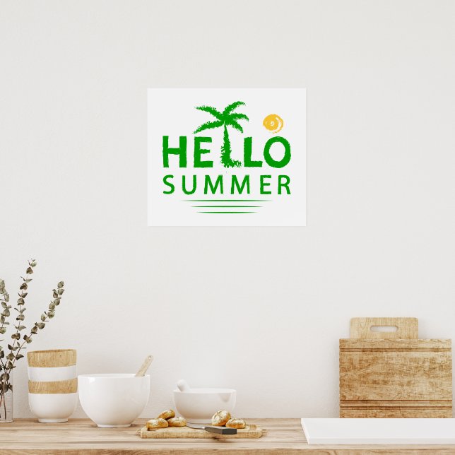 Hej Summer Poster (Kök)