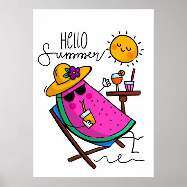 Hej Summer Poster (Framsidan)