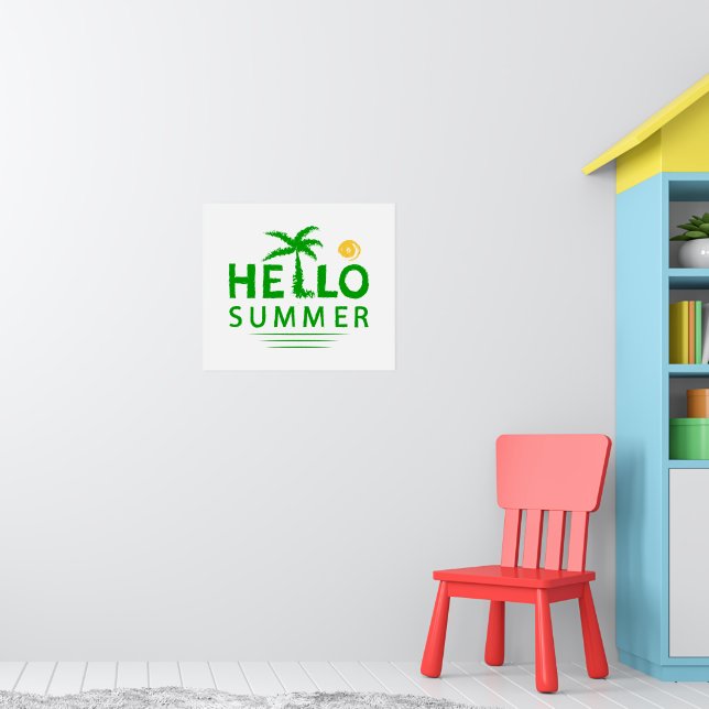 Hej Summer Poster (Barnkammare 1)