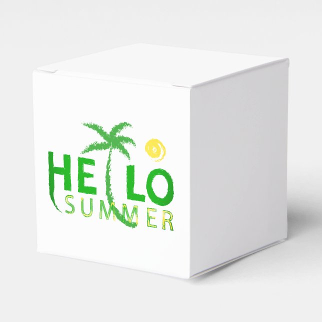 Hej Summer Presentaskar (Framsidan Sidan)