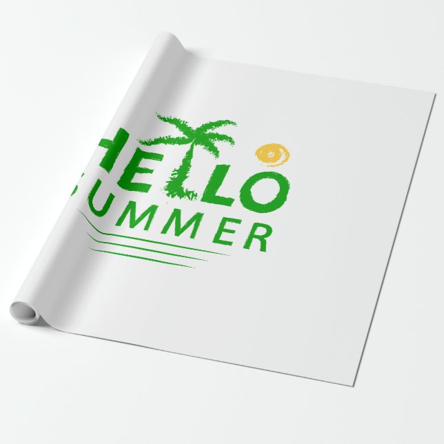 Hej Summer Presentpapper (Utrullad)