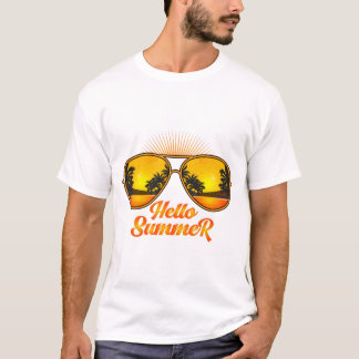 Hej Summer Print Manar Cotton T-shirt