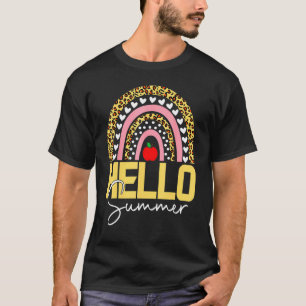 Hej Summer Rainbow Leopard 2 T Shirt