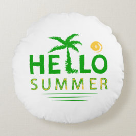 Hej Summer Rund Kudde