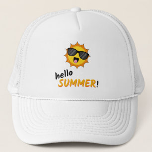 Hej Summer Sol med solglasögon Keps