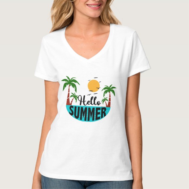 Hej Summer T Shirt (Framsida)