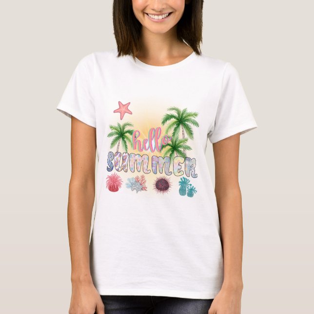 Hej Summer T Shirt (Framsida)