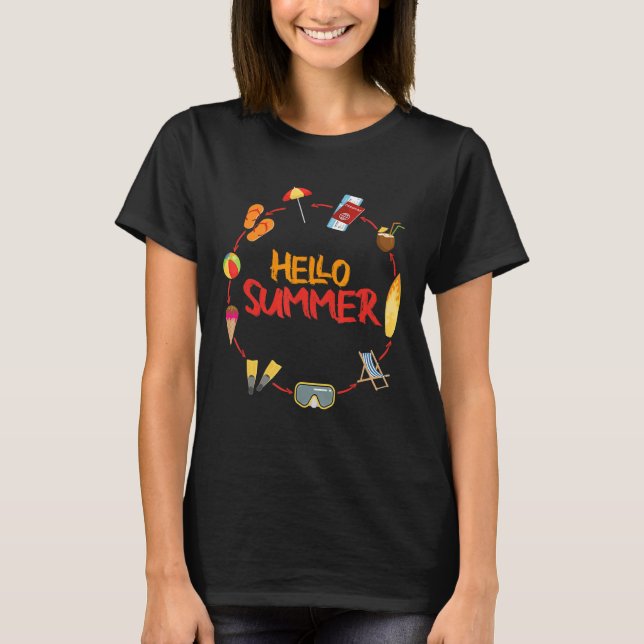 Hej Summer T Shirt (Framsida)