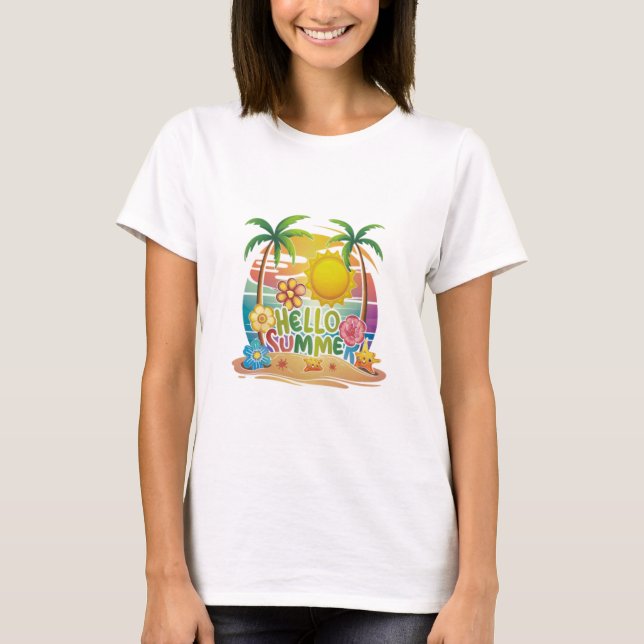 Hej Summer T Shirt (Framsida)