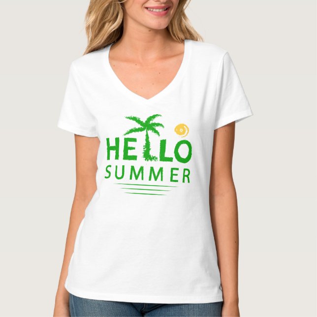 Hej Summer T Shirt (Framsida)