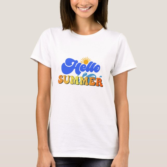 Hej Summer T Shirt (Framsida)