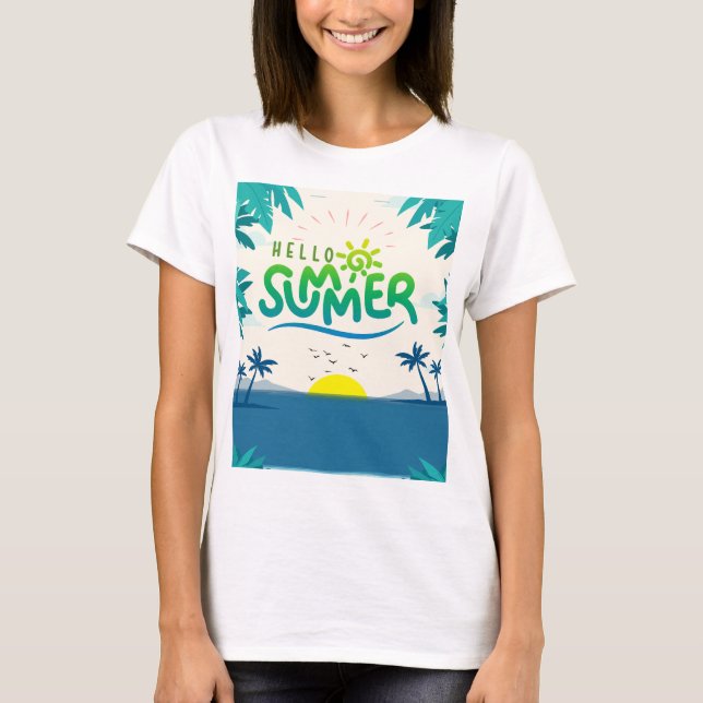 Hej Summer T Shirt (Framsida)