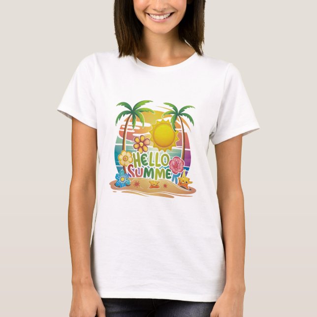 Hej Summer T Shirt (Framsida)