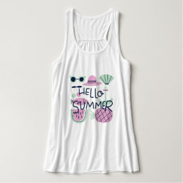 Hej Summer Tanktop Linne Med Racerback