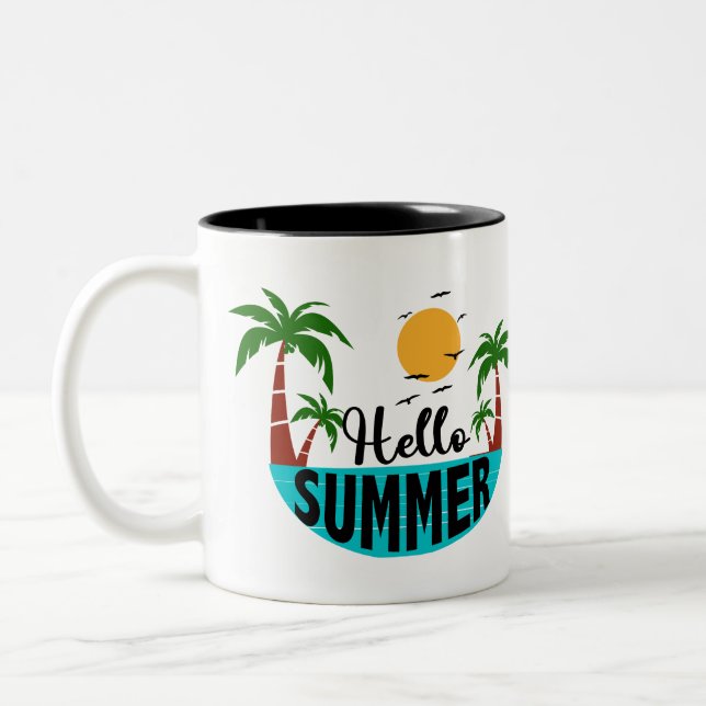 Hej Summer Två-Tonad Mugg (Vänster)