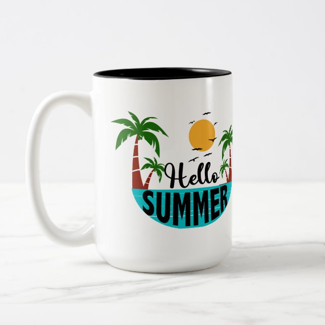 Hej Summer Två-Tonad Mugg (Vänster)