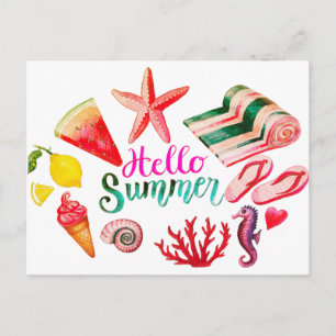 Hej Summer Vykort