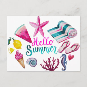 Hej Summer Vykort