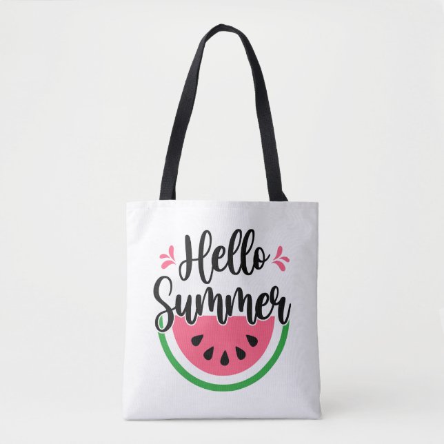 Hej Summer Watermelon Tygkasse (Framsida)
